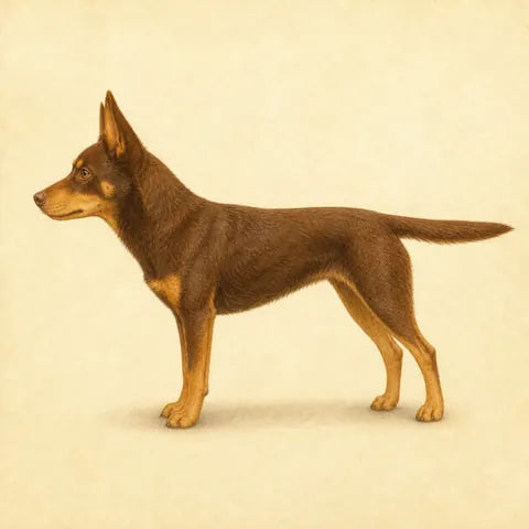 A kelpie: the freeze