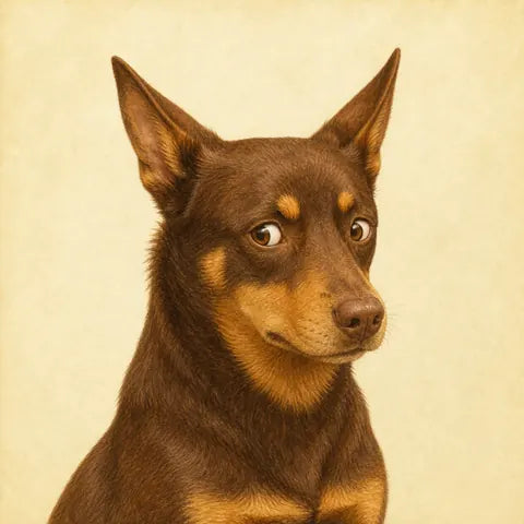 A kelpie: whale eye
